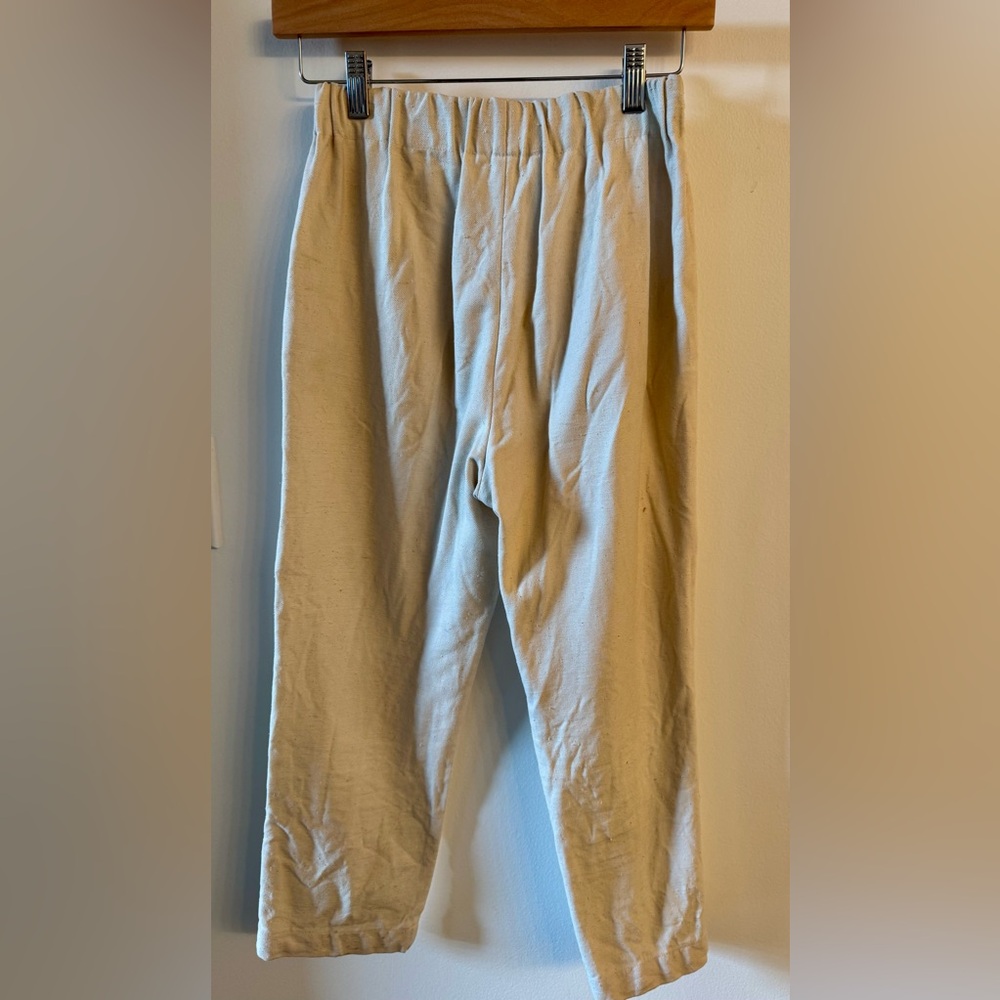 Sezane Women's Cream Straight Leg Pants